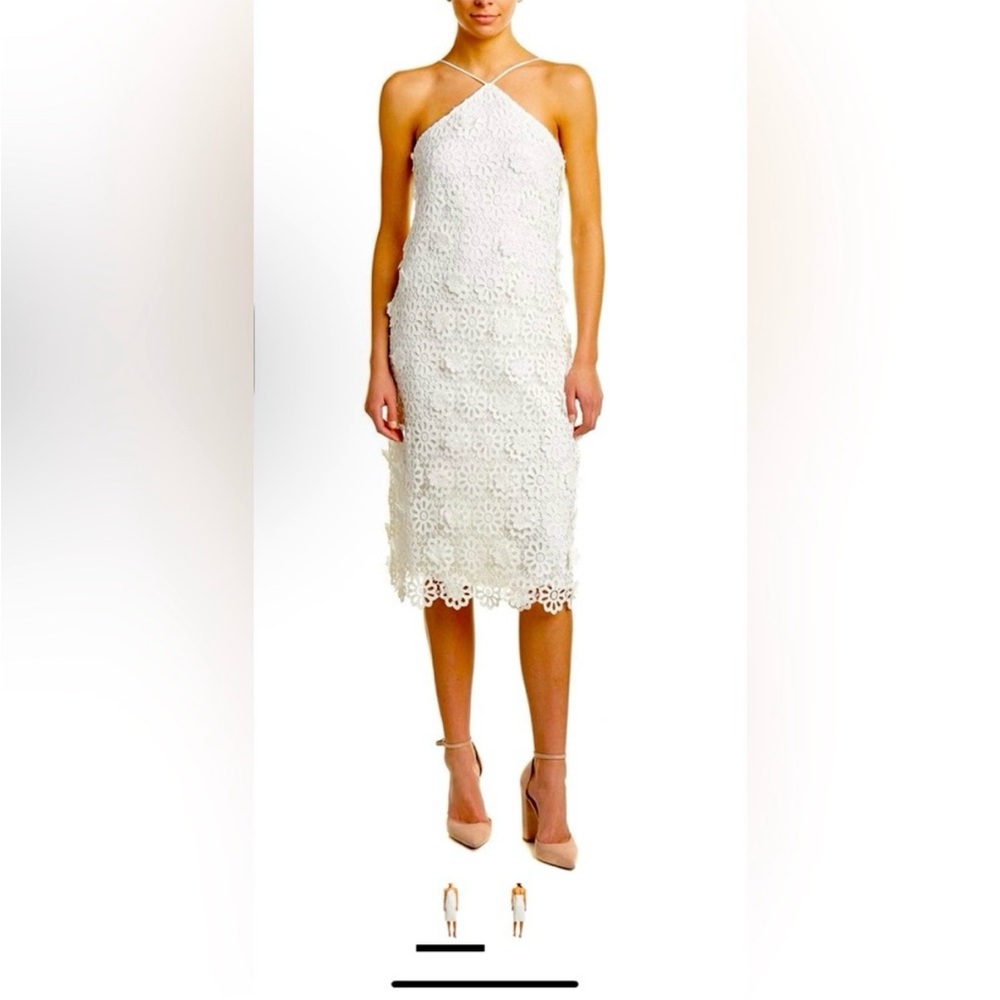 Trina Turk Ivory Lace Detail Garment